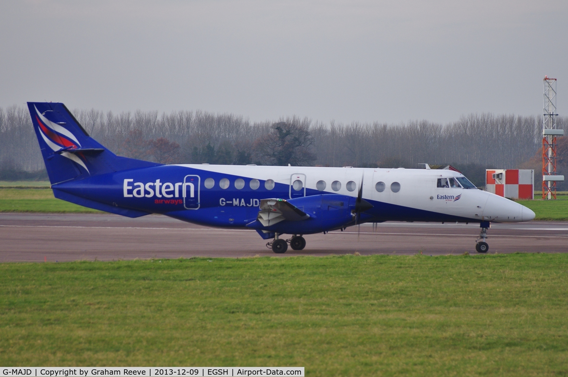 G-MAJD, 1992 British Aerospace Jetstream 41 C/N 41006, About to depart.