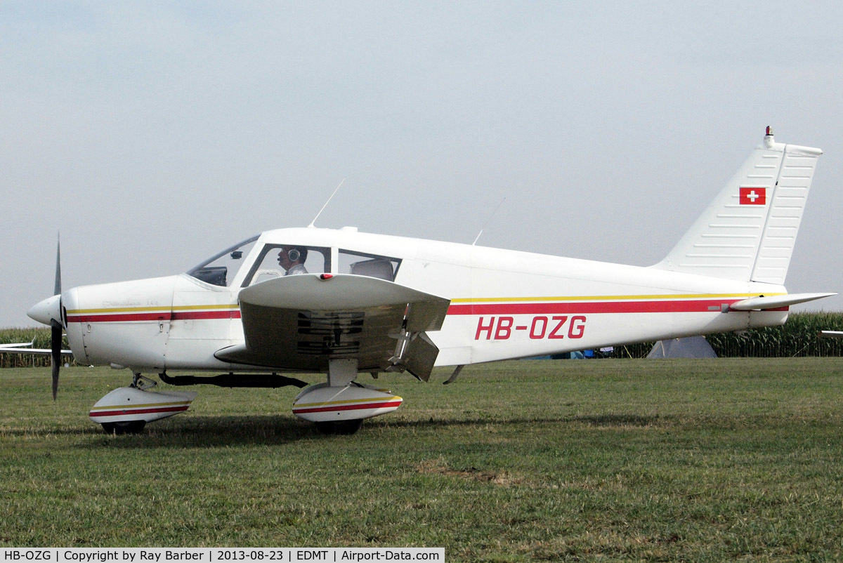 HB-OZG, 1966 Piper PA-28-140 Cherokee C/N 28-21528, Piper PA-28-140 Cherokee [28-21528] Tannheim~D 23/08/2013