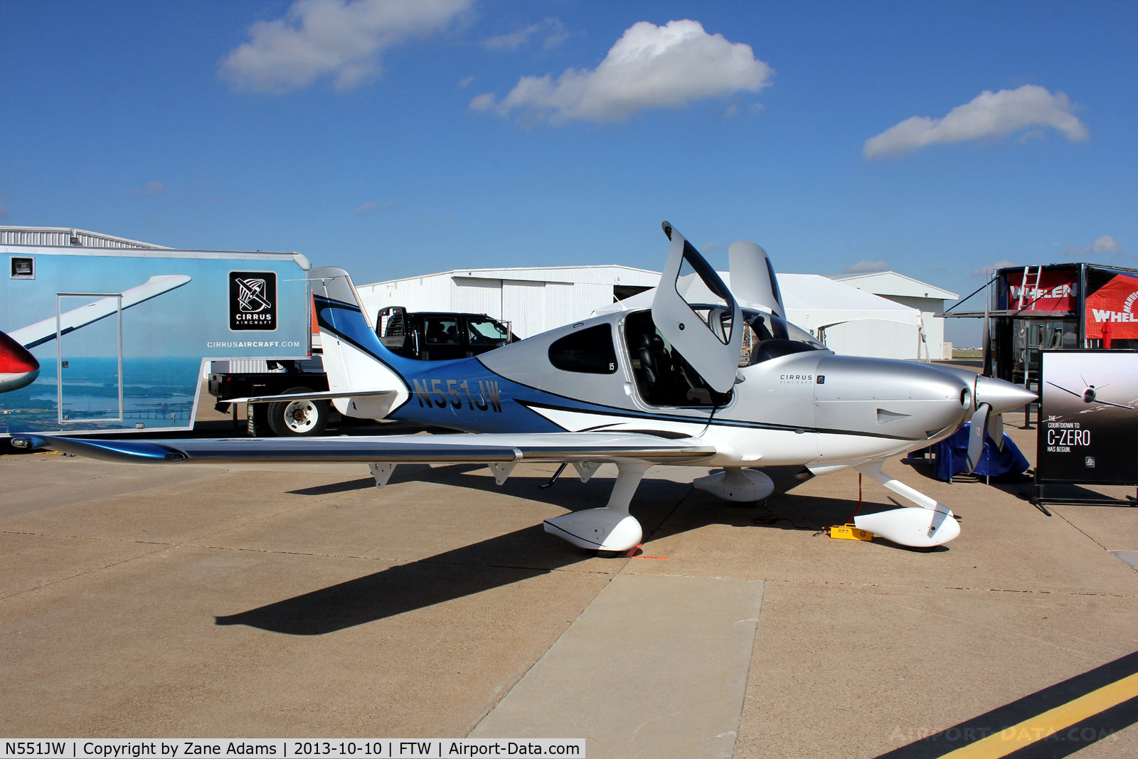 N551JW, Cirrus SR22T C/N 0139, AOPA Airportfest 2013 at Meacham Field - Fort Worth, TX
