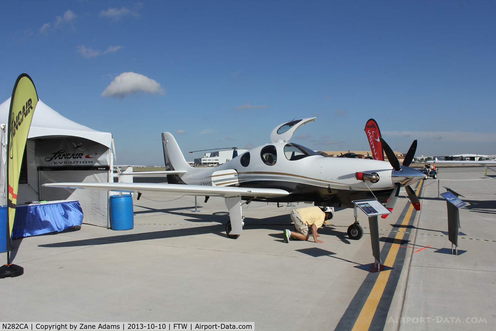 N282CA, Lancair Evolution C/N EVO-024, AOPA Airportfest 2013 at Meacham Field - Fort Worth, TX