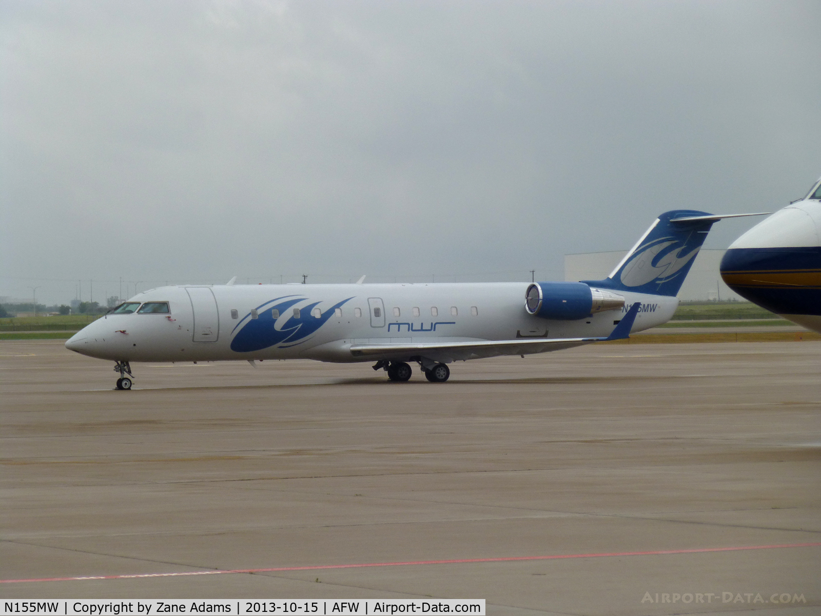 N155MW, 1993 Bombardier CRJ-200LR (CL-600-2B19) C/N 7021, At Alliance Airport - Fort Worth, TX