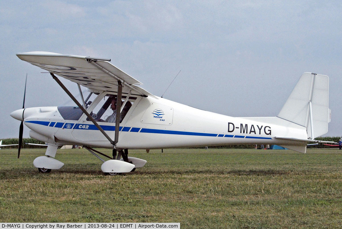 D-MAYG, Comco Ikarus C42 C/N Not found D-MAYG, Comco Ikarus C-42 Cyclone [Unknown] Tannheim~D 24/08/2013