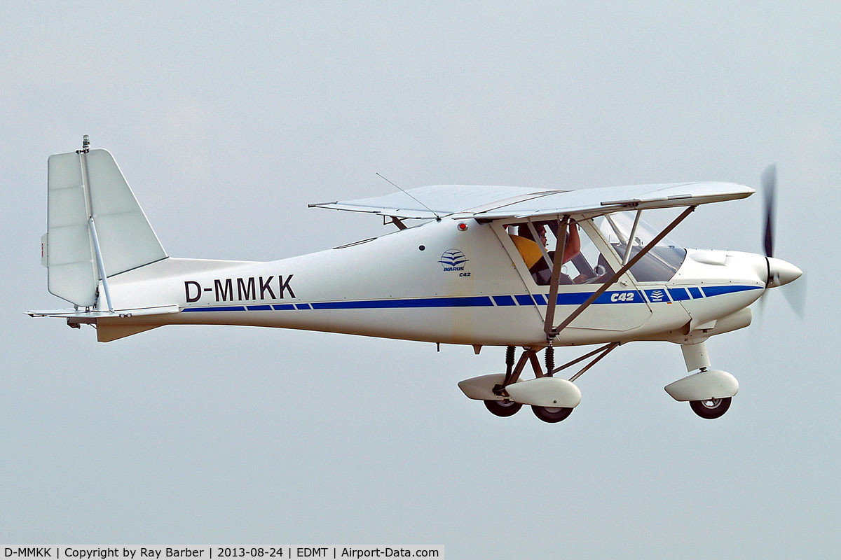 D-MMKK, Comco Ikarus C42 C/N Not found D-MMKK, Comco Ikarus C-42 Cyclone [Unknown] Tannheim~D 24/08/2013