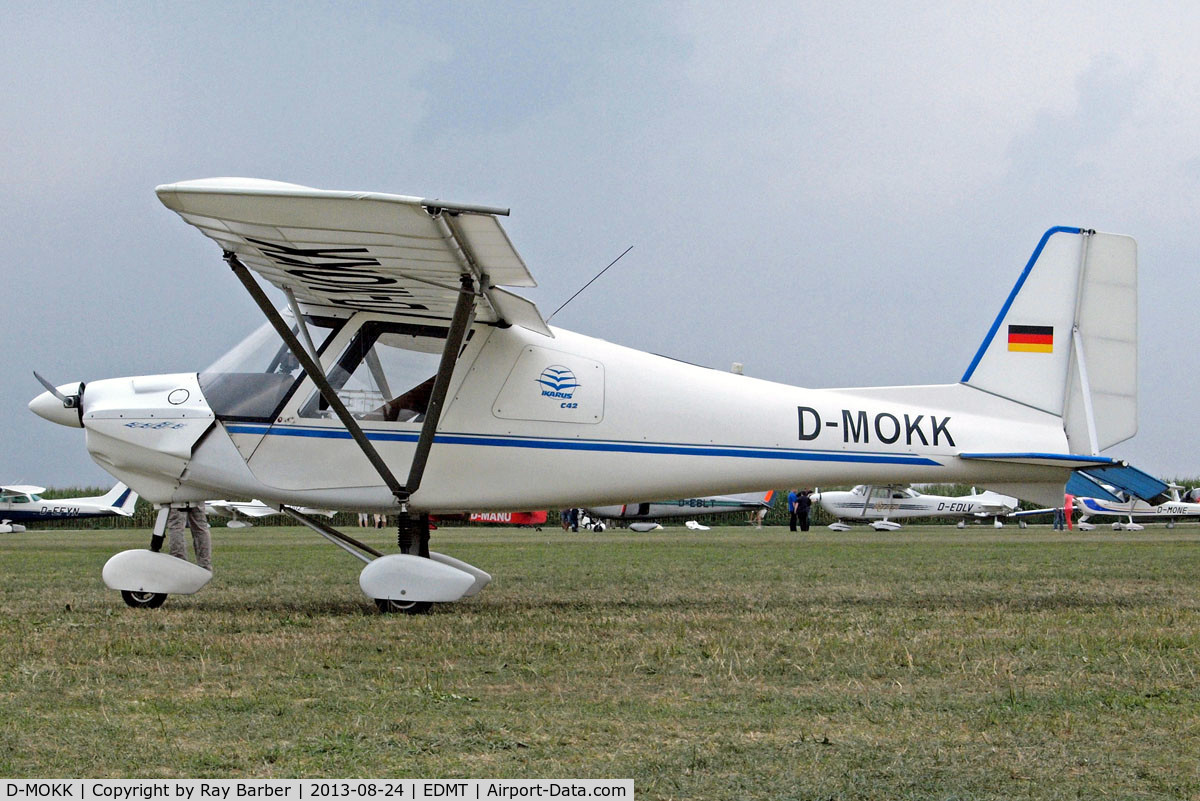 D-MOKK, 1997 Comco Ikarus C42 C/N 9712-6072, Comco Ikarus C-42 Cyclone [9712-6072] Tannheim~D 24/08/2013