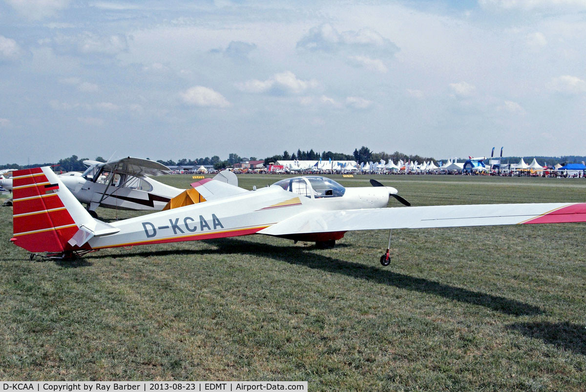 D-KCAA, 1997 Scheibe SF-25C Falke C/N 44620, Scheibe SF-25C Rotax-Falke [44620] Tannheim~D 23/08/2013