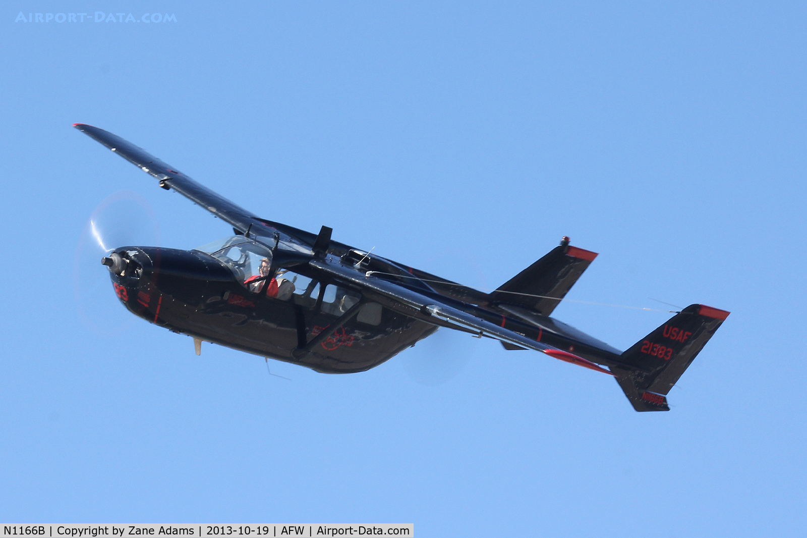 N1166B, 1967 Cessna O-2A Super Skymaster C/N 337M-0089, At the 2013 Alliance Airshow - Fort Worth, TX