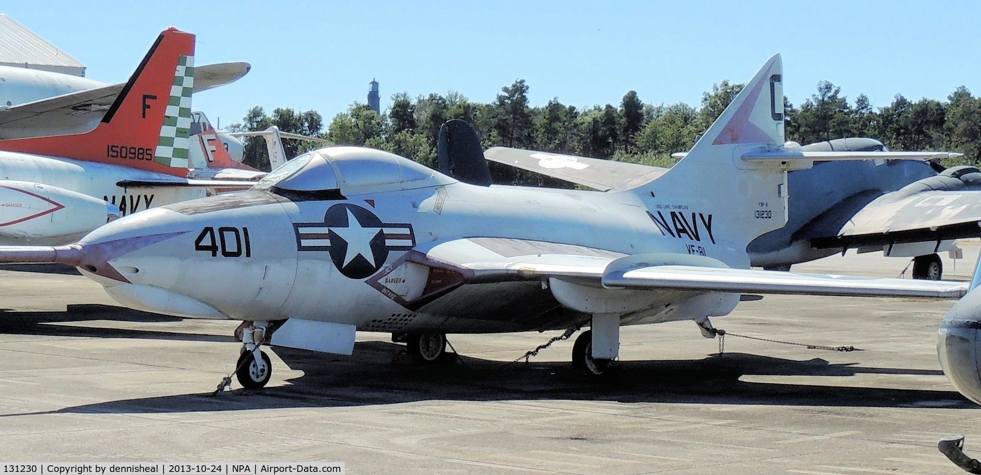 131230, 1954 Grumman F9F-8 Cougar C/N 168C, 1954 GRUMMAN F9F-8 COUGAR