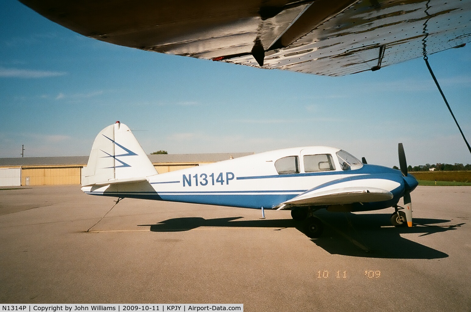 N1314P, 1970 Piper PA-23 C/N 23-354, Taken at Pinkneyville-Du Quoin airport 10/11/2009.