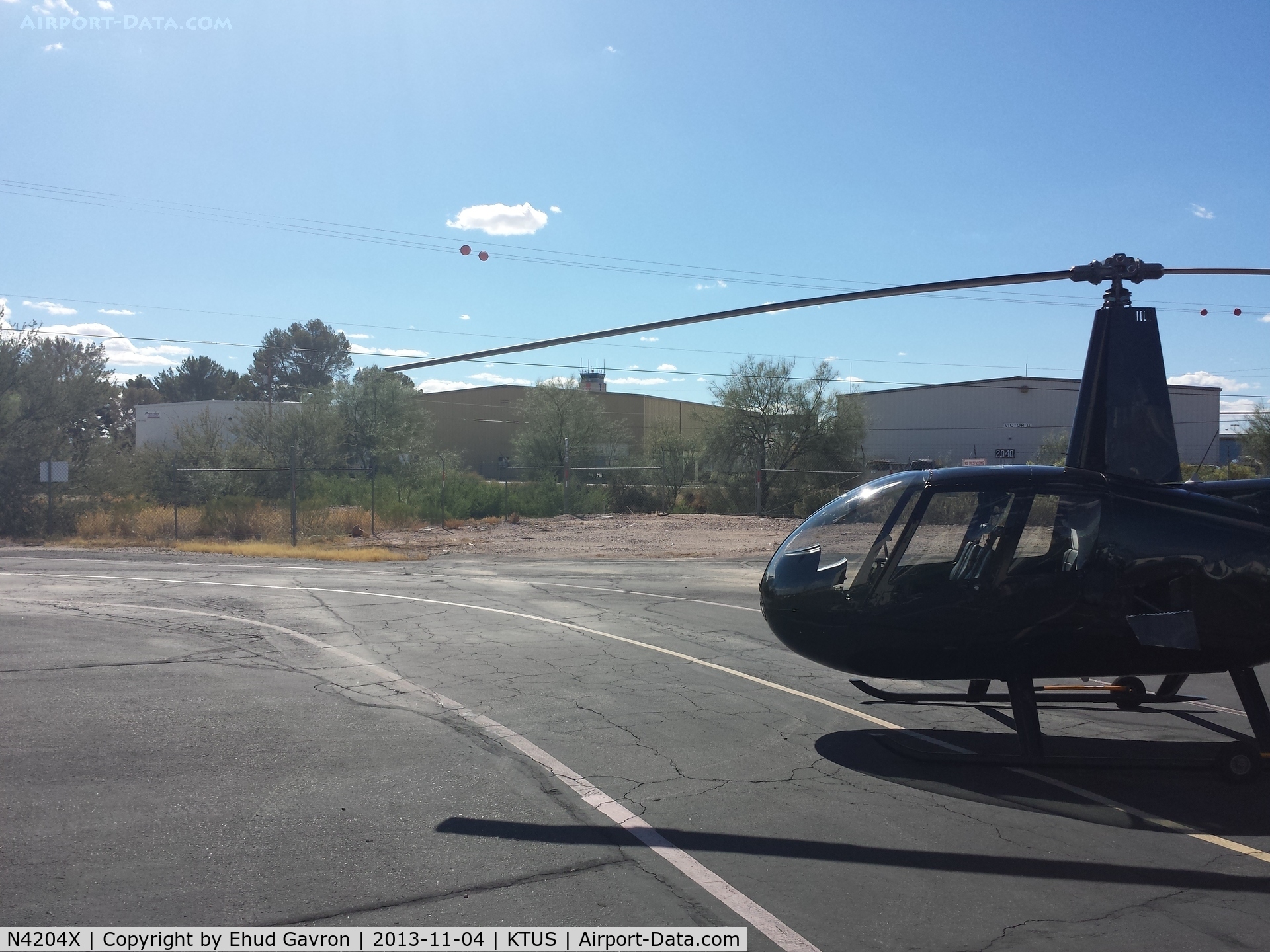 N4204X, Robinson R44 II C/N 12625, N4204X at home base, Tucson Arizona, after the initial ferry flight from KORL.
