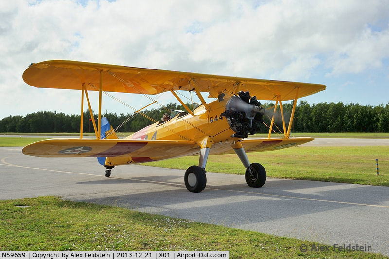 N59659, 1942 Boeing A75N1(PT17) C/N 75-4226, Everglades Airpark, FL