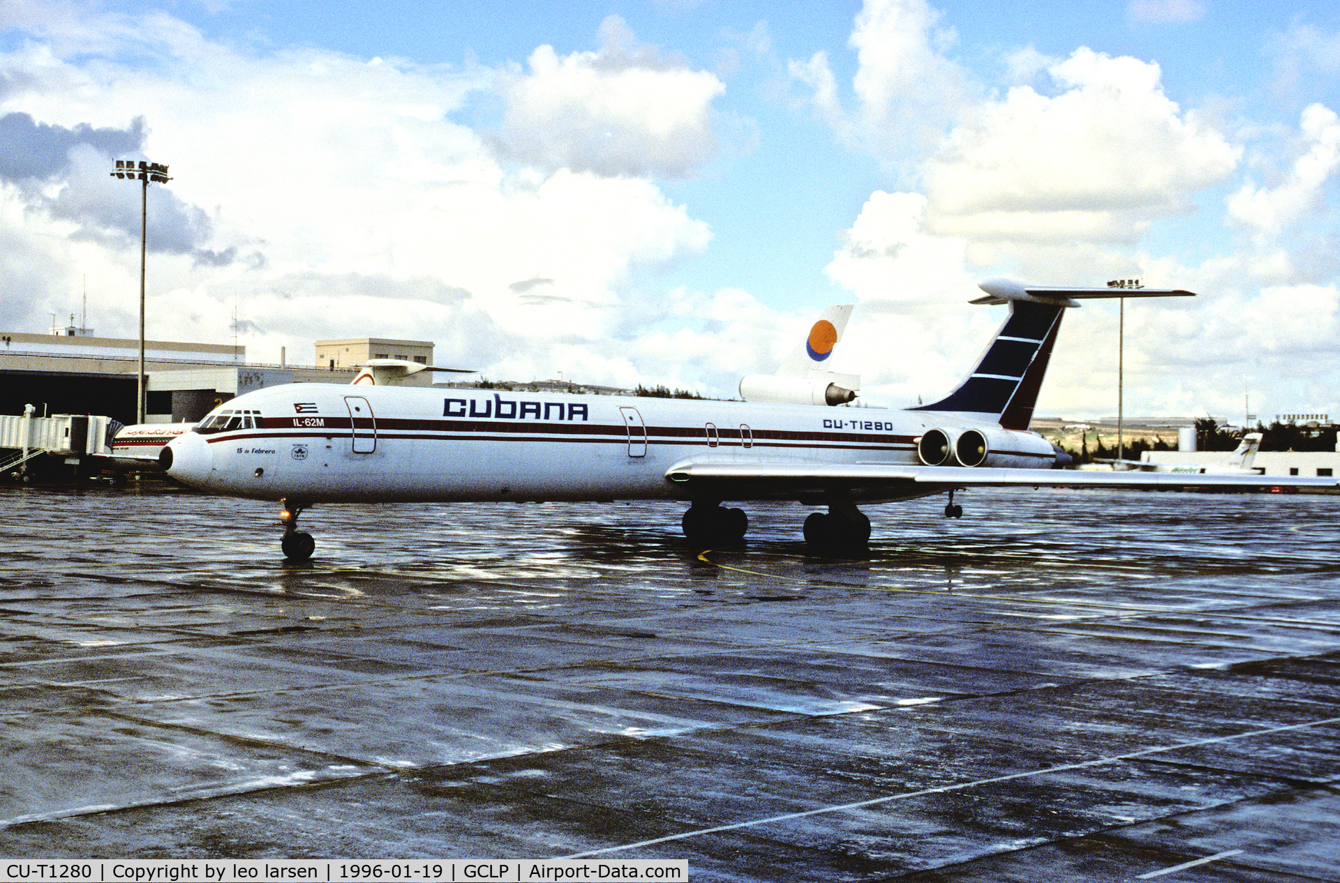 CU-T1280, 1987 Ilyushin Il-62M C/N 3749648, Las Palmas 19.1.1996