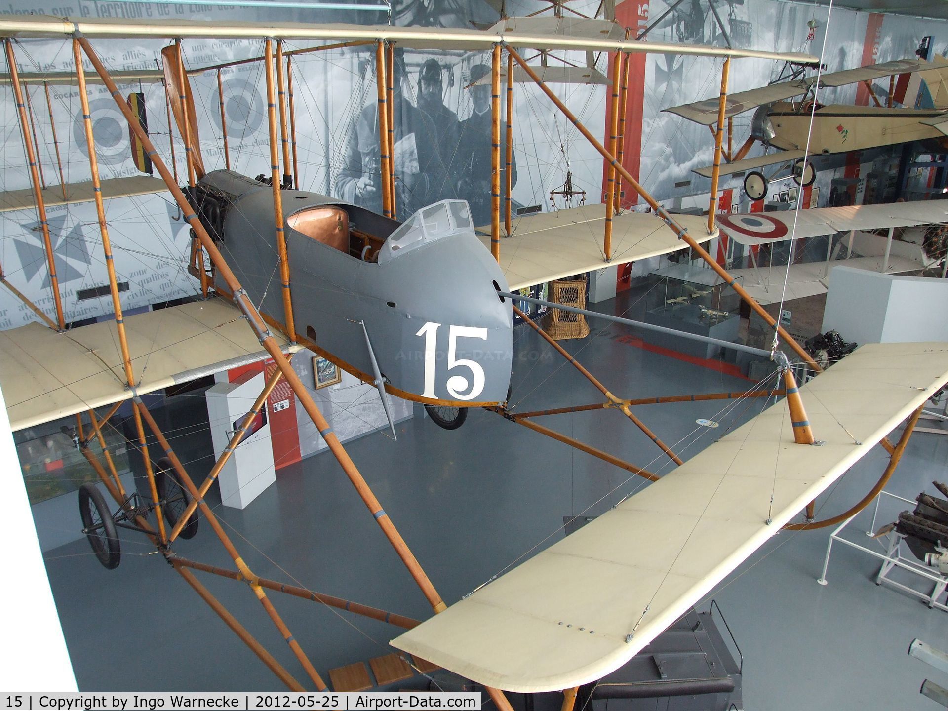 15, Farman MF-7 C/N 446, Farman MF.7 Longhorn at the Musee de l'Air, Paris/Le Bourget