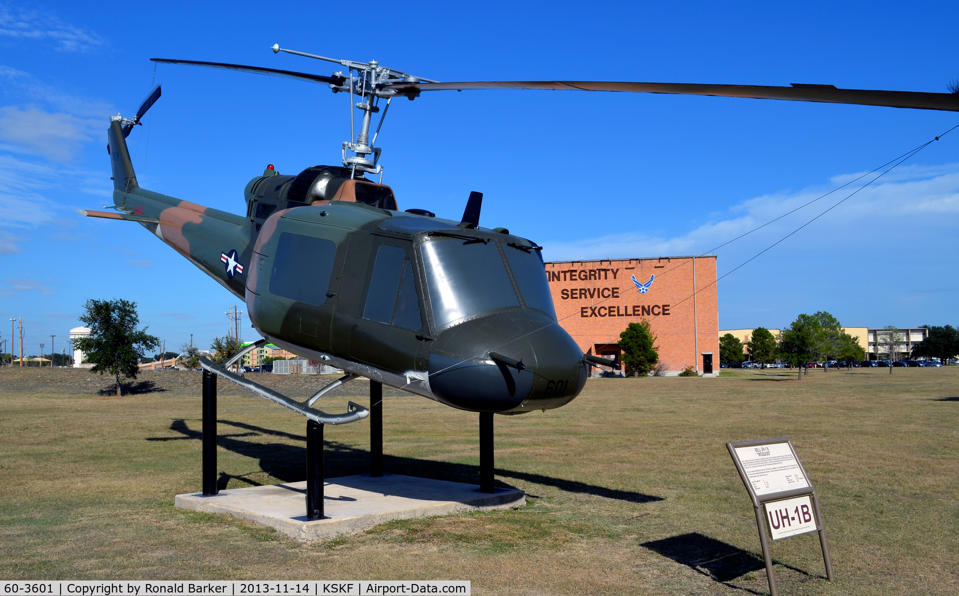 60-3601, 1960 Bell UH-1B-BF Iroquois C/N 247, LMTC, TX