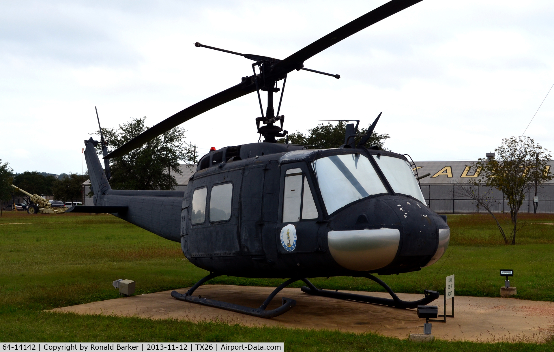 64-14142, 1964 Bell UH-1M Iroquois C/N 1266, UH-1M shown as 16189, Camp Mabry, TX
