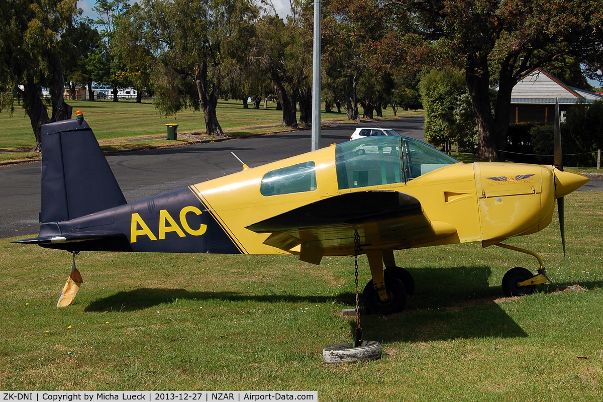 ZK-DNI, Grumman American AA-1B Trainer C/N AA5B-0136, At Ardmore (fake registration)