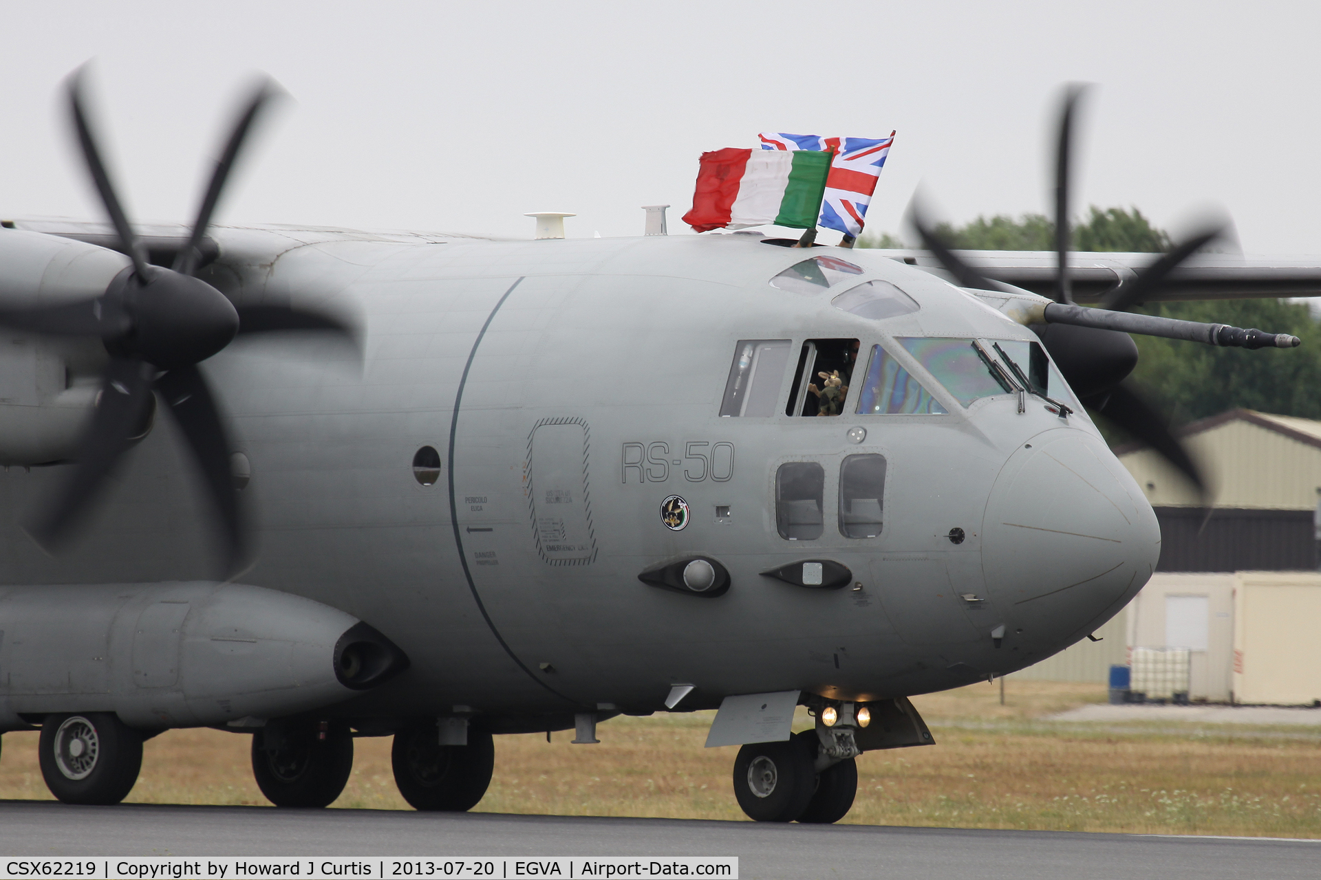 CSX62219, Alenia C-27J Spartan C/N 4119, RS-50/RSV. At the Royal International Air Tattoo 2013.