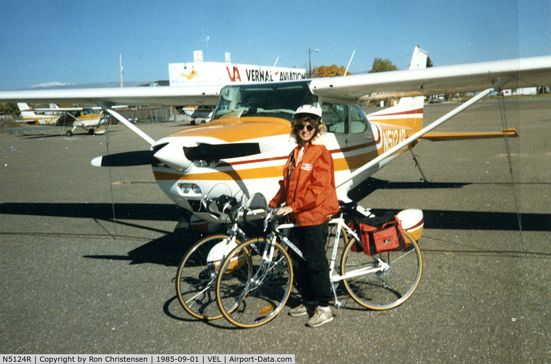 N5124R, 1974 Cessna 172M C/N 17263342, My wife, Ellen and I used 5124R to transport our bicycles to various sites such as Vernal, Utah where we did sight-seeing rides from the airport.  5124R was a wonderful, reliable aircraft!