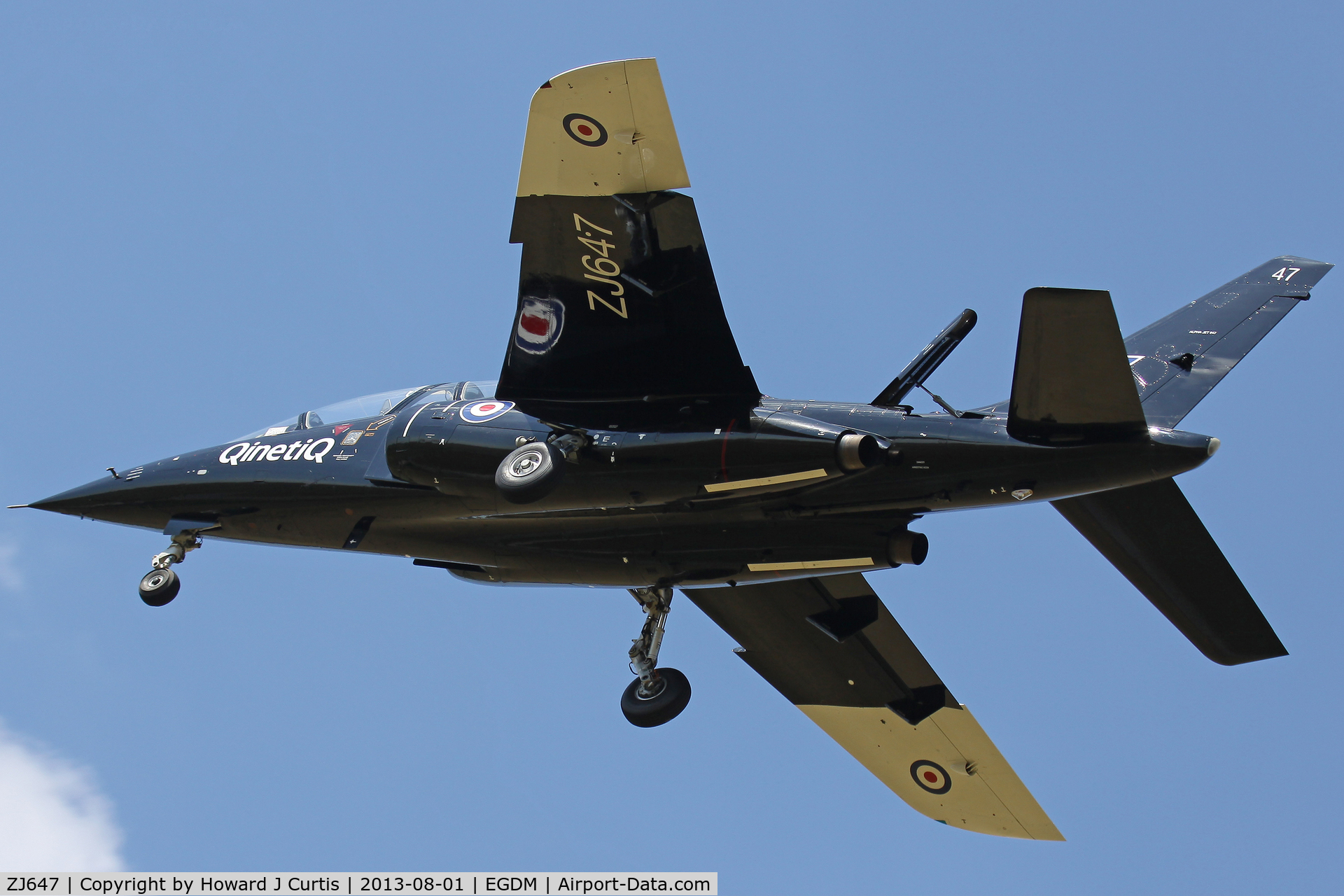 ZJ647, Dassault-Dornier Alpha Jet A C/N 0171, QinetiQ.