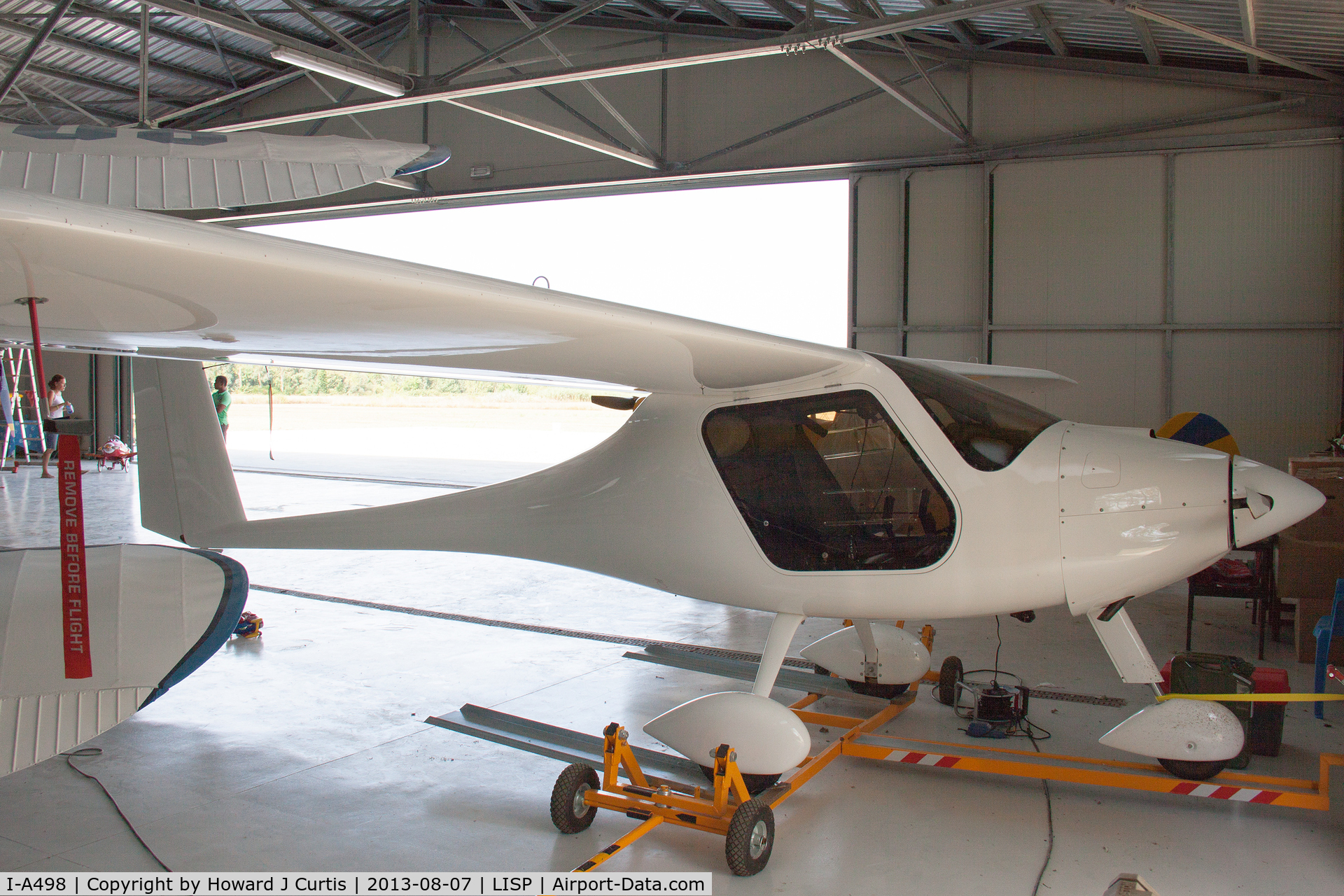 I-A498, Pipistrel Sinus C/N Not found I-A498, Privately owned.