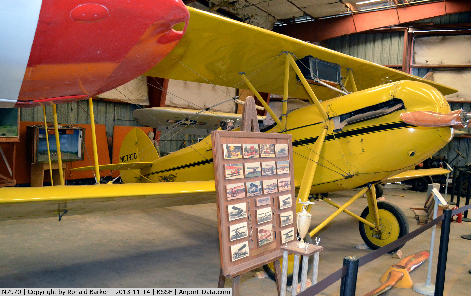 N7970, 1929 Waco GXE C/N 1801, Texas Air Museum