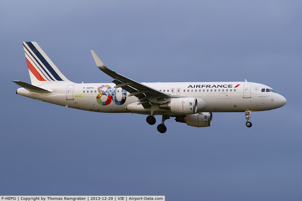 F-HEPG, 2013 Airbus A320-214 C/N 5802, Air France Airbus A320