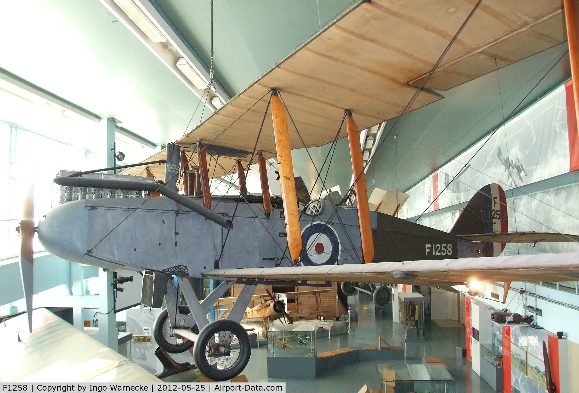 F1258, De Havilland DH-9 C/N Not found F1258, De Havilland D.H.9 at the Musee de l'Air, Paris/Le Bourget