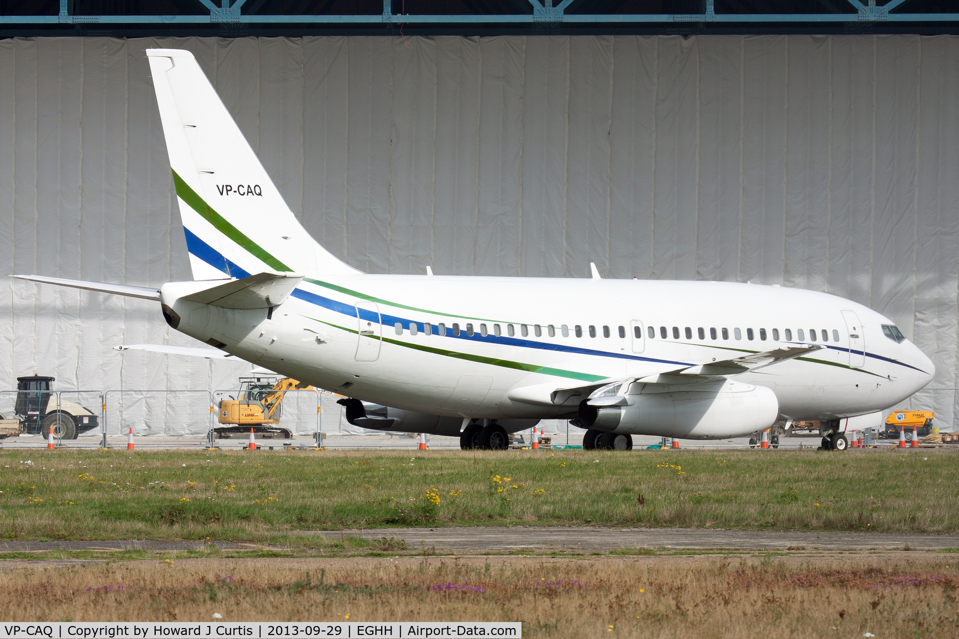 VP-CAQ, 1981 Boeing 737-2V6 C/N 22431, A frequent visitor here for maintenance.