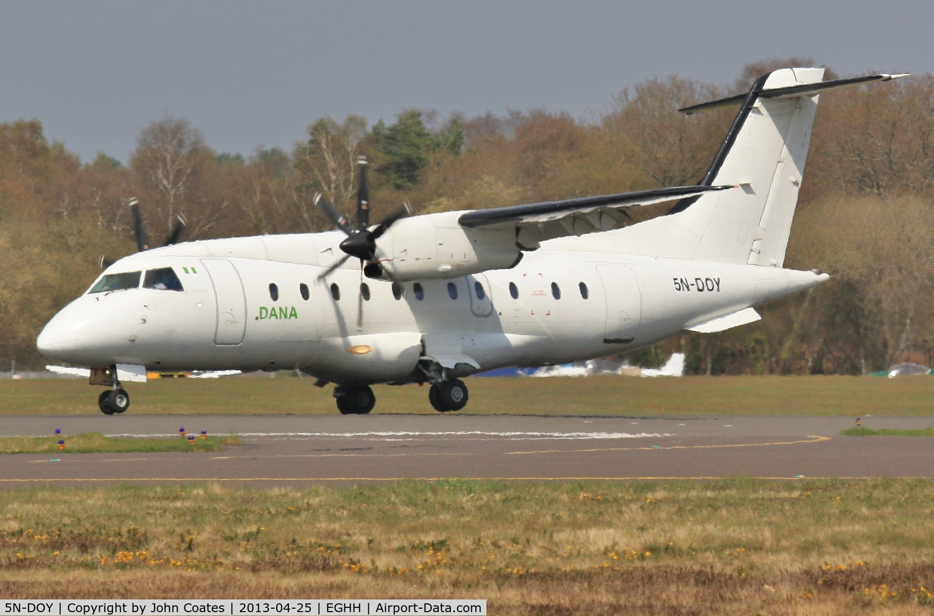 5N-DOY, 1998 Dornier 328-100 C/N 3089, Arriving back from air test.