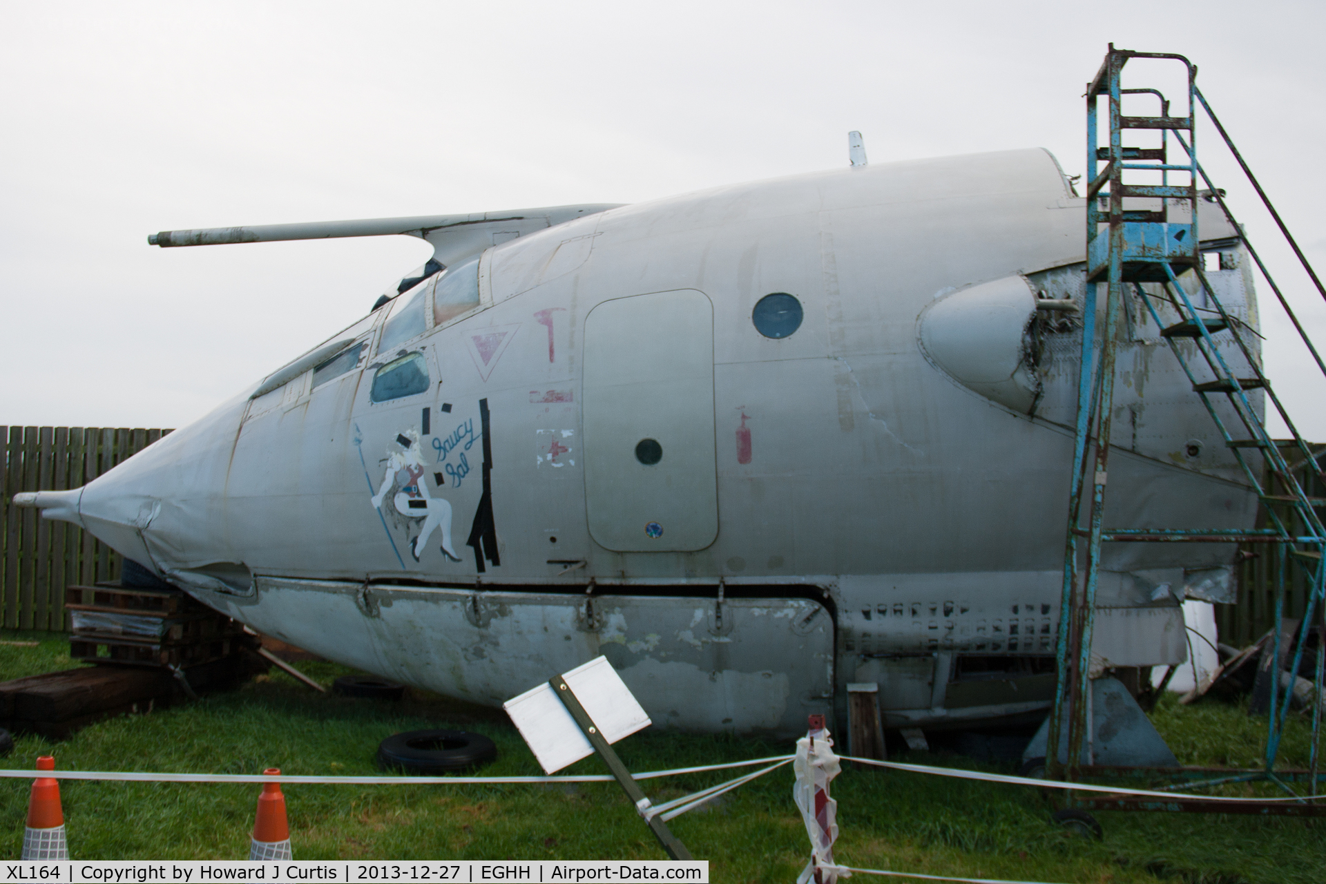 XL164, 1963 Handley Page Victor K.2 C/N HP80/67, Nose only, at the Bournemouth Aviation Museum.