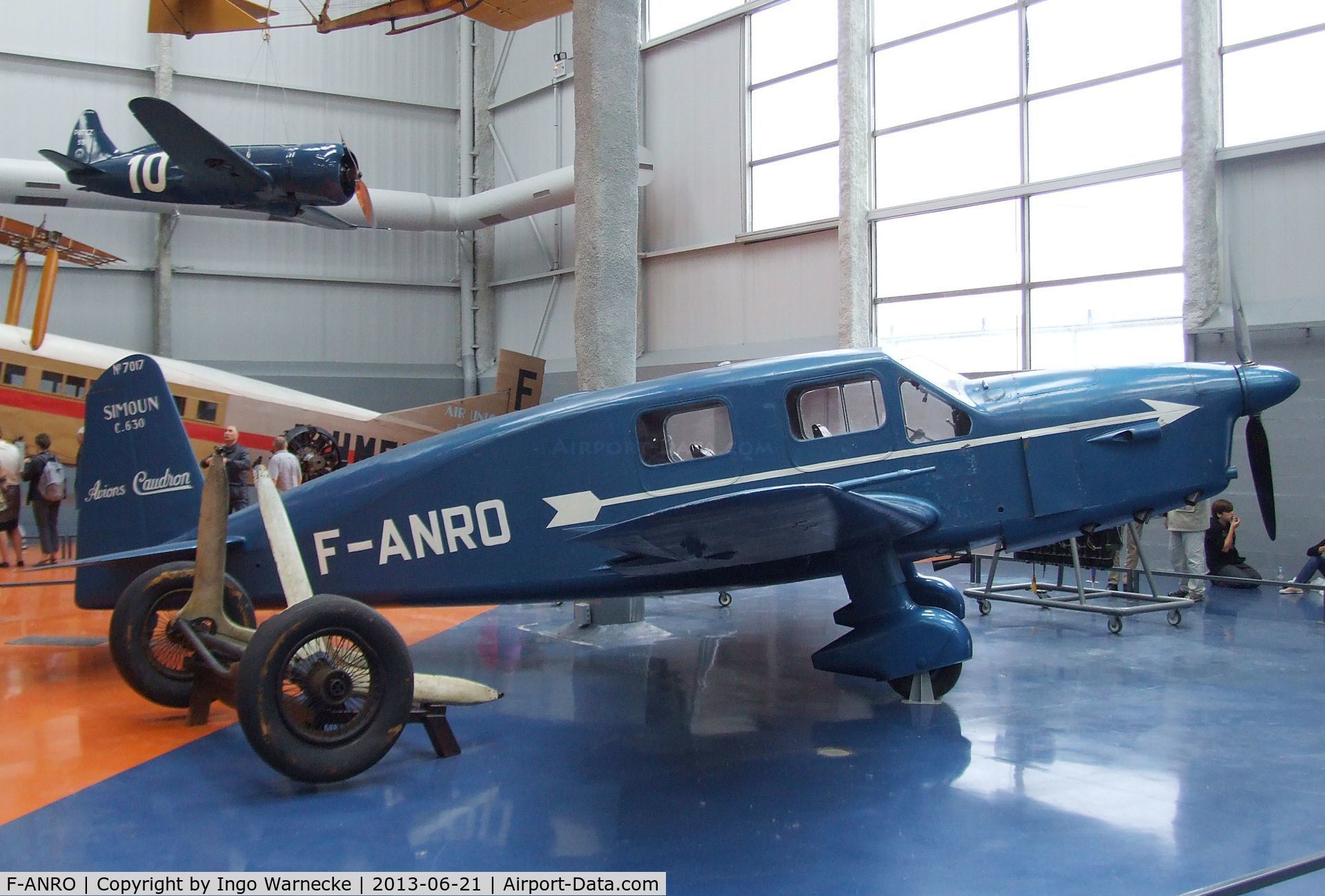 F-ANRO, Caudron C.635M Simoun C/N 15/7017, Caudron C.635M Simoun at the Musee de l'Air, Paris/Le Bourget