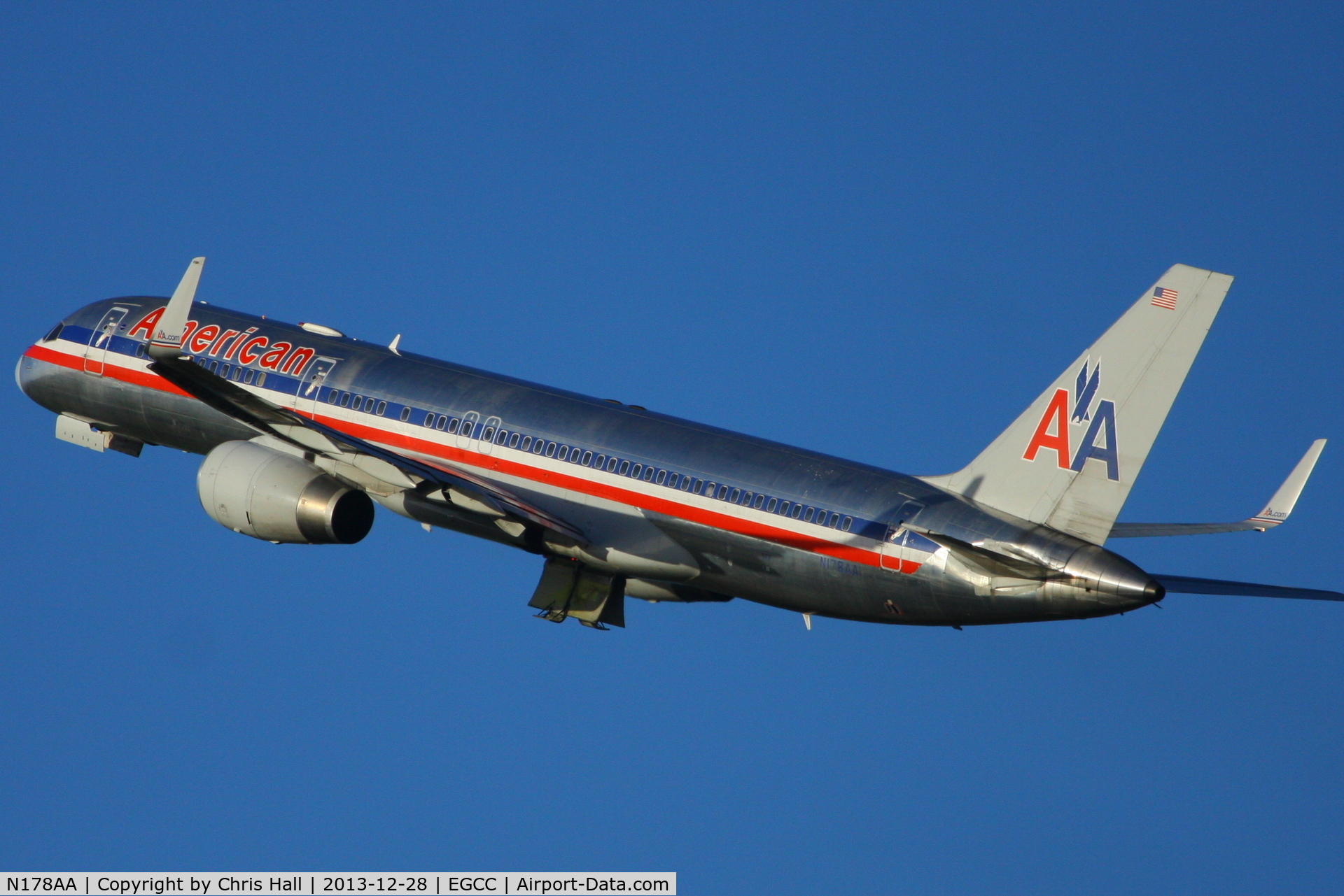 N178AA, 2002 Boeing 757-223 C/N 32398, American Airlines