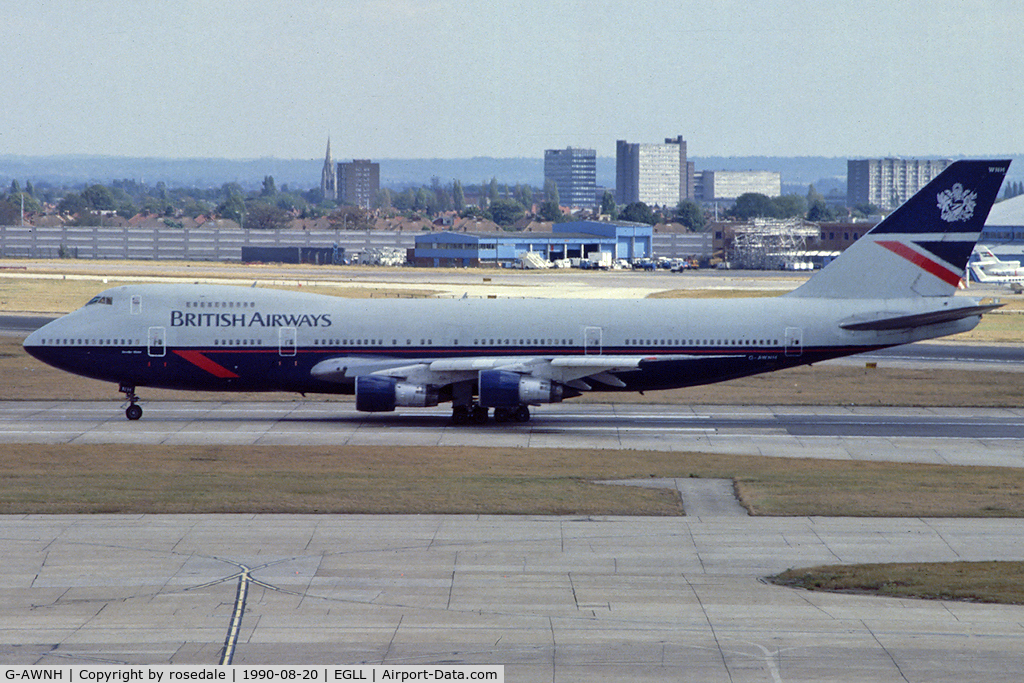 G-AWNH, 1971 Boeing 747-136 C/N 20270, British Airways
