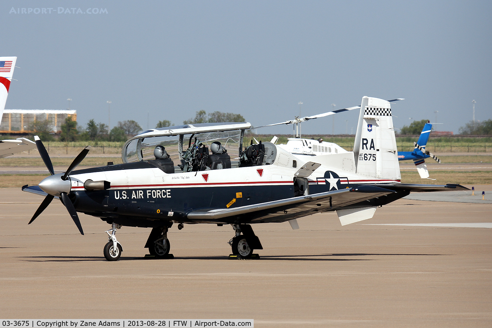 03-3675, 2003 Raytheon T-6A Texan II C/N PT-221, At Alliance Airport - Fort Worth, TX