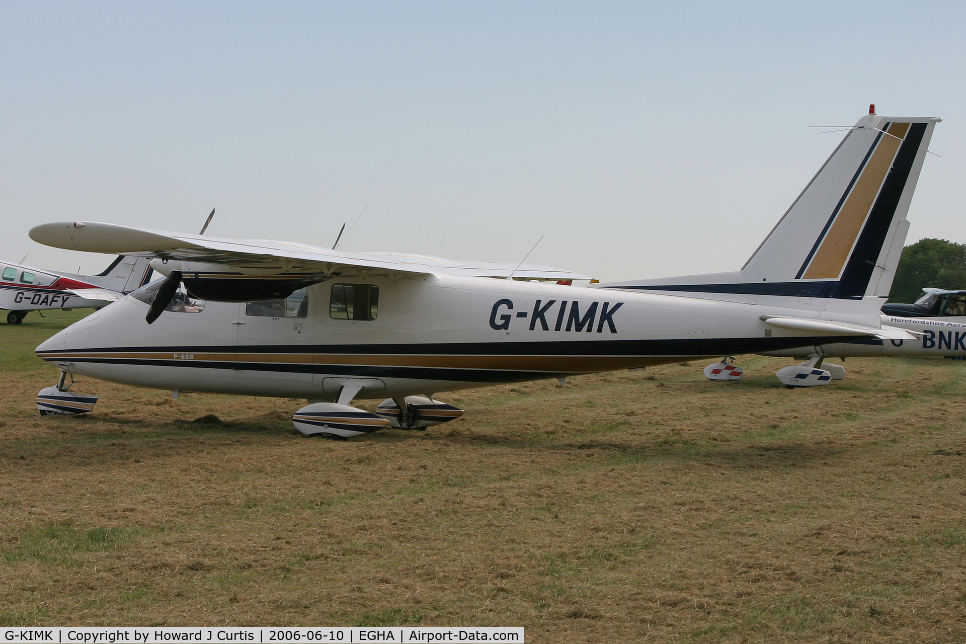 G-KIMK, 1975 Partenavia P-68B C/N 27, Privately owned.