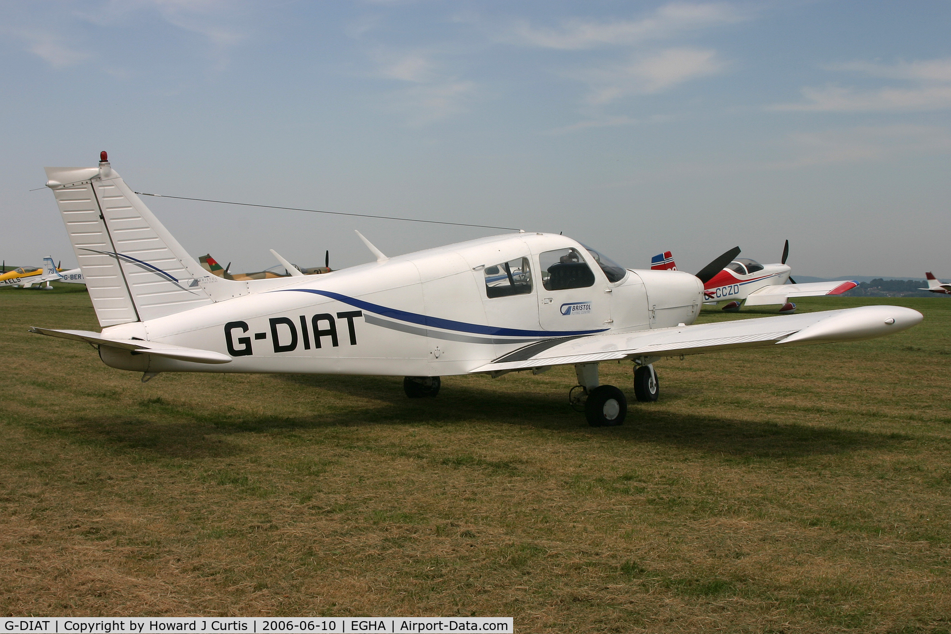 G-DIAT, 1974 Piper PA-28-140 Cherokee Cruiser C/N 28-7425322, Privately owned.