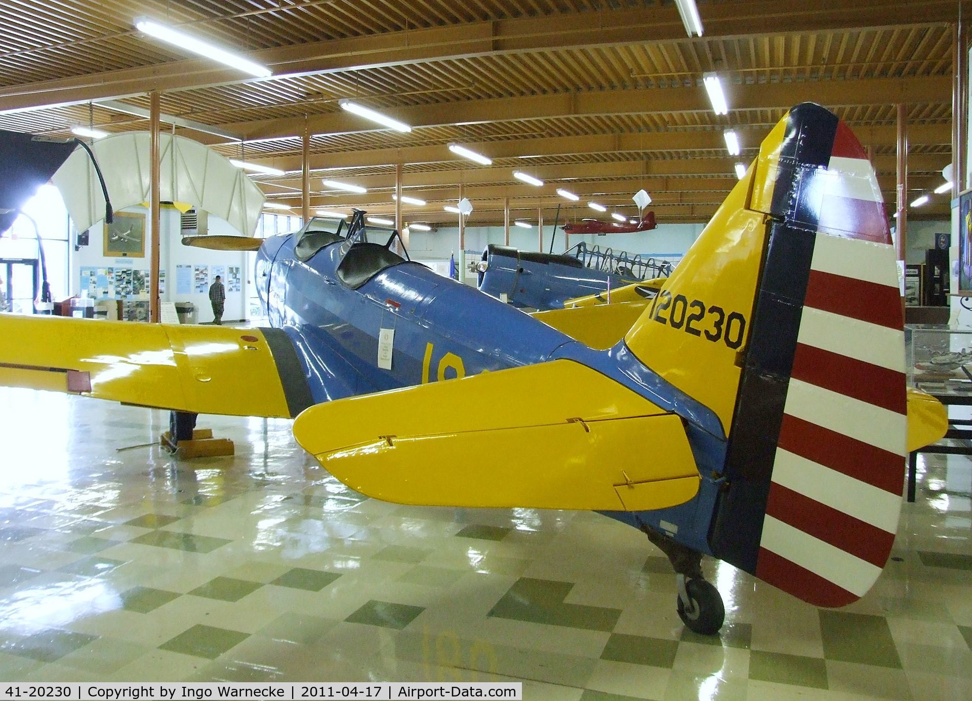 41-20230, Fairchild PT-19A-FA C/N not found 41-20230, Fairchild PT-19A at the Travis Air Museum, Travis AFB Fairfield CA