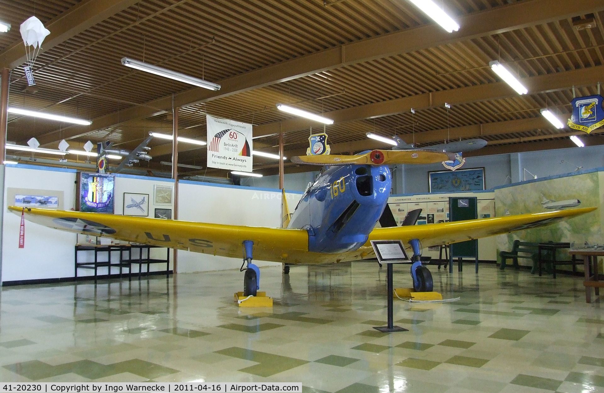41-20230, Fairchild PT-19A-FA C/N not found 41-20230, Fairchild PT-19A at the Travis Air Museum, Travis AFB Fairfield CA