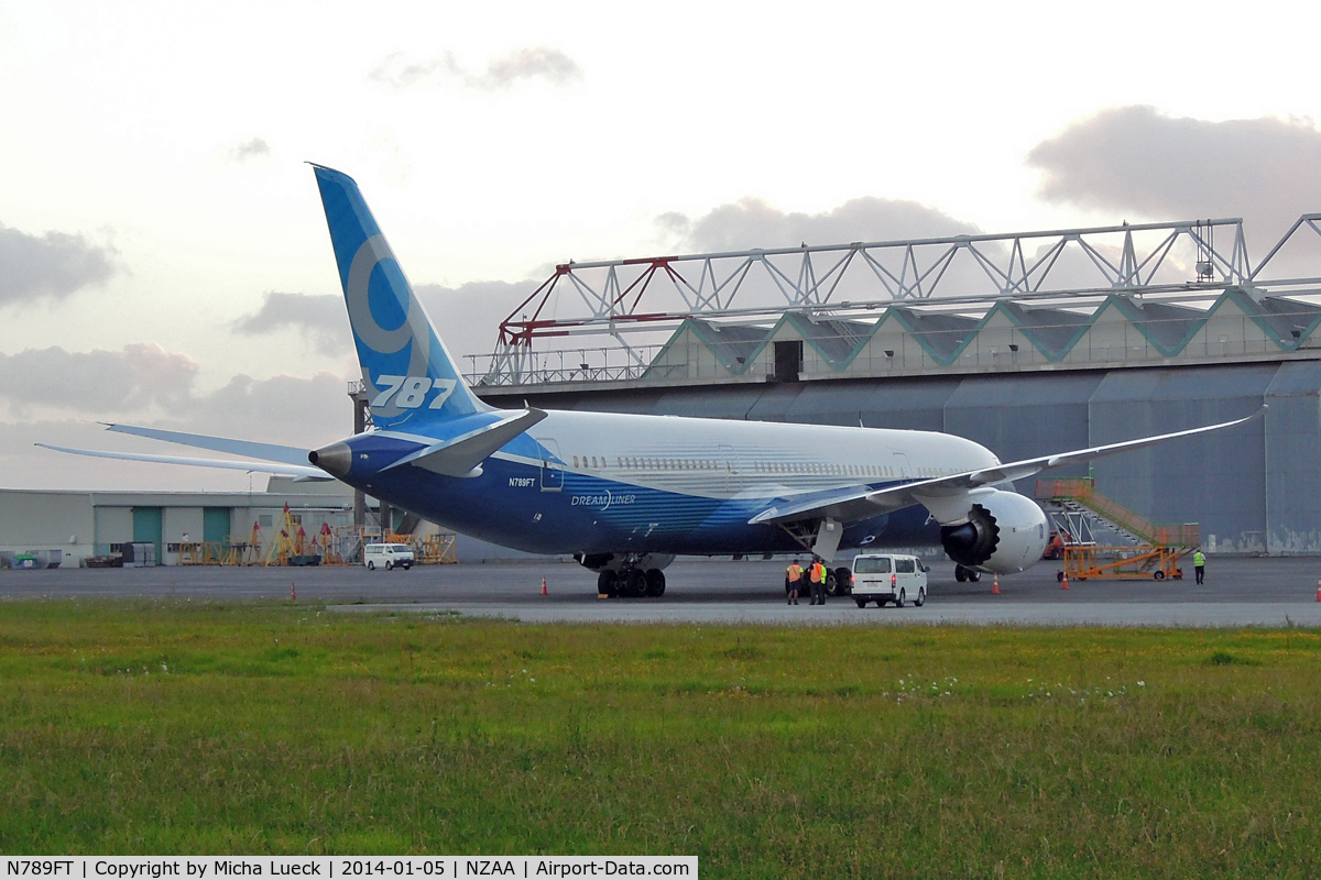 N789FT, 2013 Boeing 787-9 Dreamliner C/N 41989, First ever overseas visit of a B787-9 - here at launch customer Air New Zealand