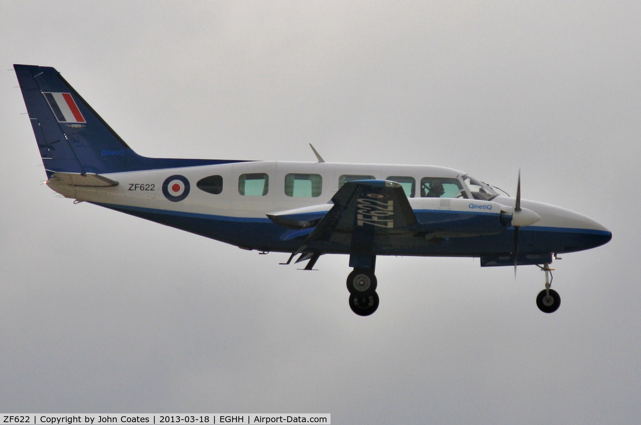 ZF622, 1980 Piper PA-31-350 Navajo Chieftain C/N 31-8052033, Training from Boscombe Down