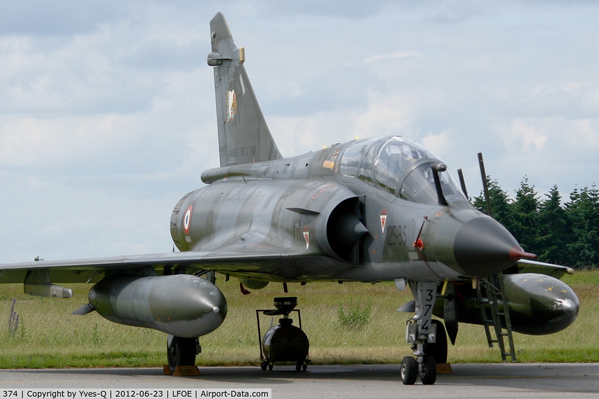 374, Dassault Mirage 2000N C/N not found 374, French Air Force Dassault Mirage 2000N, Static display, Evreux-Fauville Air Base 105 (LFOE)