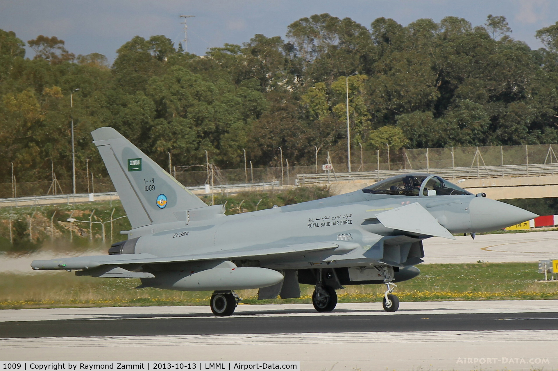 1009, 2013 Eurofighter EF-2000 Typhoon F2 C/N 362/CS021, Eurofighter Typhoon T3 ZK384 (1009)
Royal Saudi Air Force