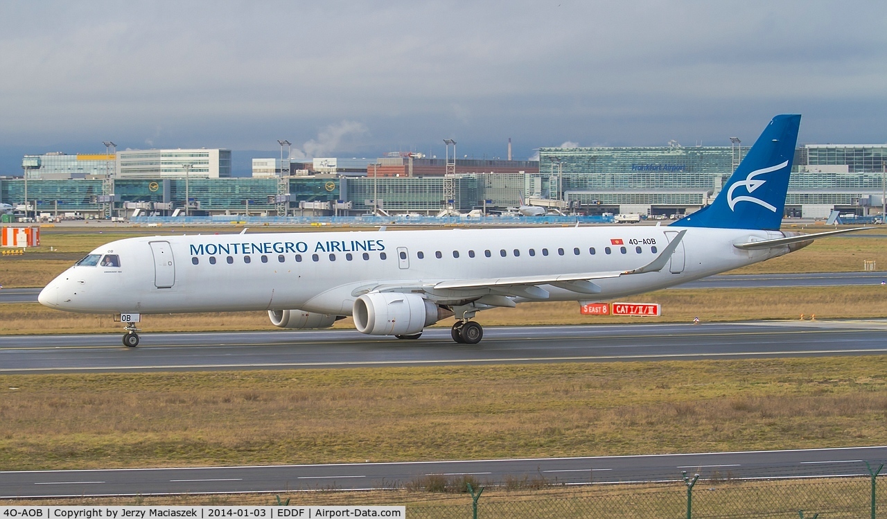 4O-AOB, 2009 Embraer 195LR (ERJ-190-200LR) C/N 19000283, Embraer ERJ-190-200LR 195LR