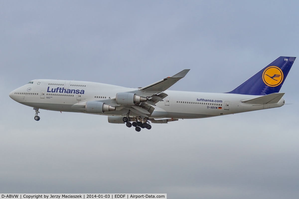 D-ABVW, 1999 Boeing 747-430 C/N 29493, Boeing 747-430