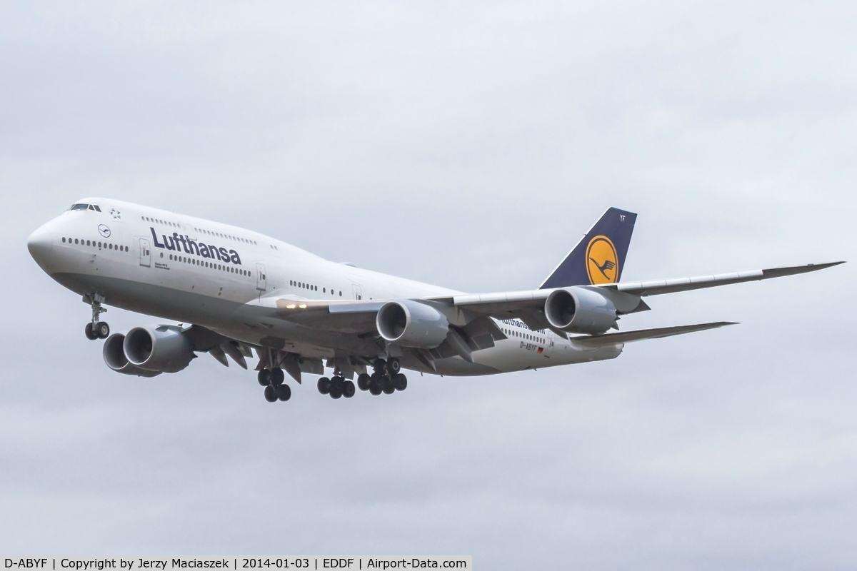 D-ABYF, 2012 Boeing 747-830 C/N 37830, 2012 Boeing 747-830