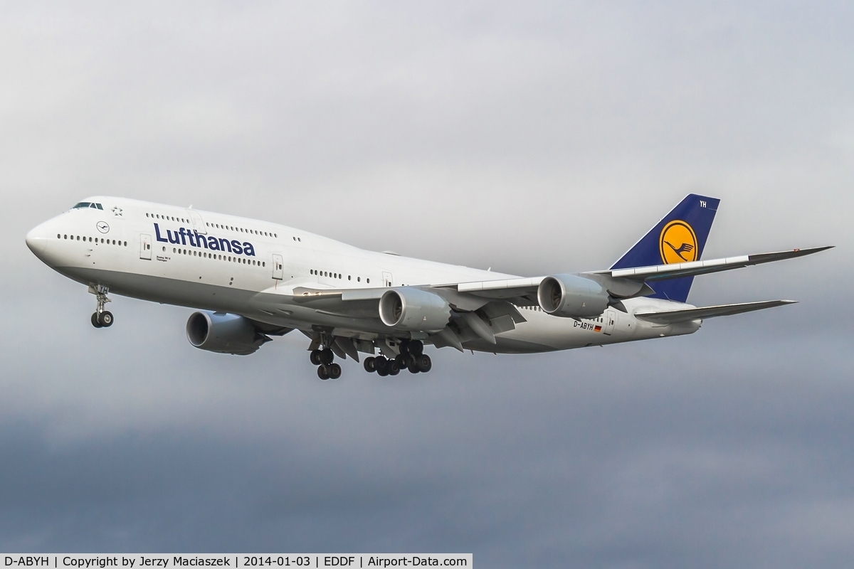 D-ABYH, 2013 Boeing 747-830 C/N 37832, Boeing 747-830