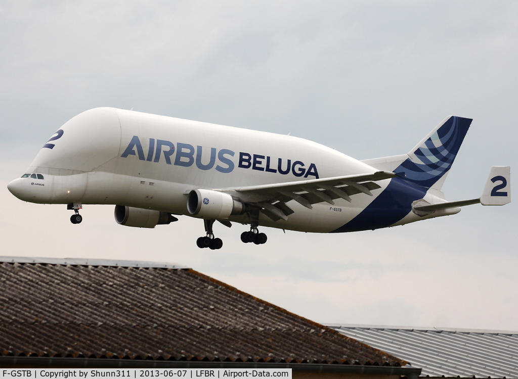 F-GSTB, 1996 Airbus A300B4-608ST Super Transporter C/N 751, Participant of the Muret Airshow 2013