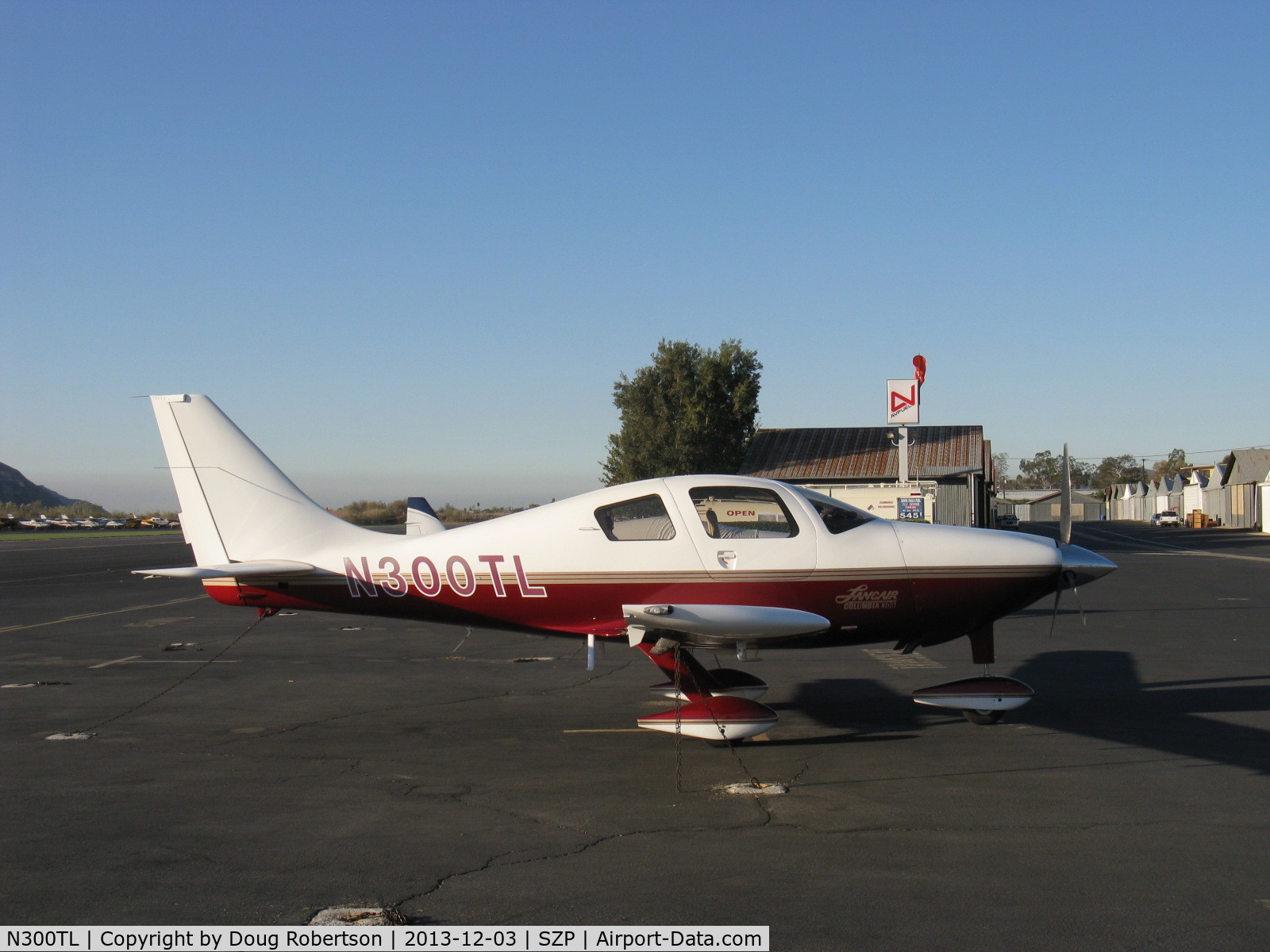 N300TL, 2003 Lancair LC-40-550FG C/N 40067, 2003 Lancair LC-40-550FG COLUMBIA 300 TOURER, Continental IO-550-N2B 300 Hp with FADEC, 4 place, emergency exit via large baggage door, Vne 235 kts, 270 mph. Normal cruise at 75% power 190 kts, 219 mph