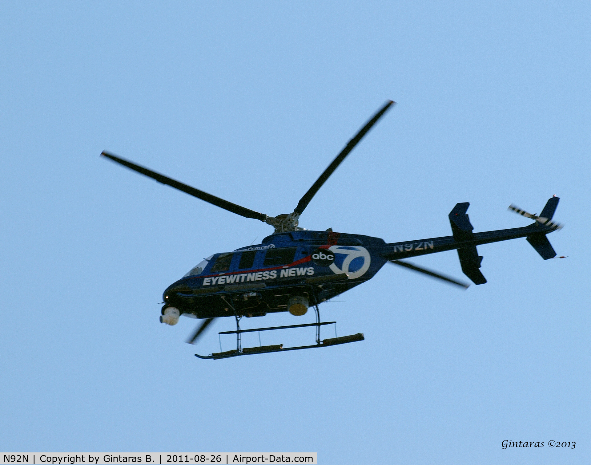 N92N, 1997 Bell 407 C/N 53093, @ Brighton Beach, Brooklyn, NY