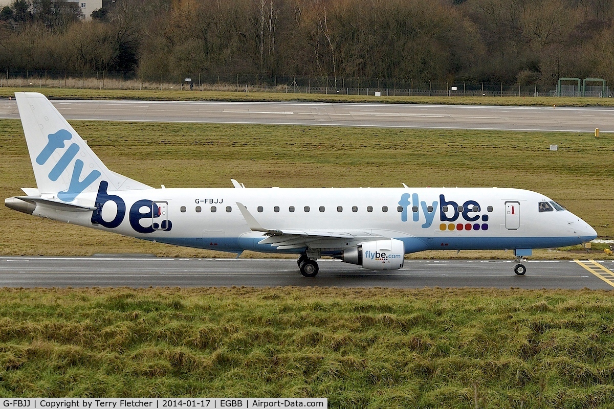 G-FBJJ, 2012 Embraer 175STD (ERJ-170-200) C/N 17000358, 2014 photo taken at Birmingham UK