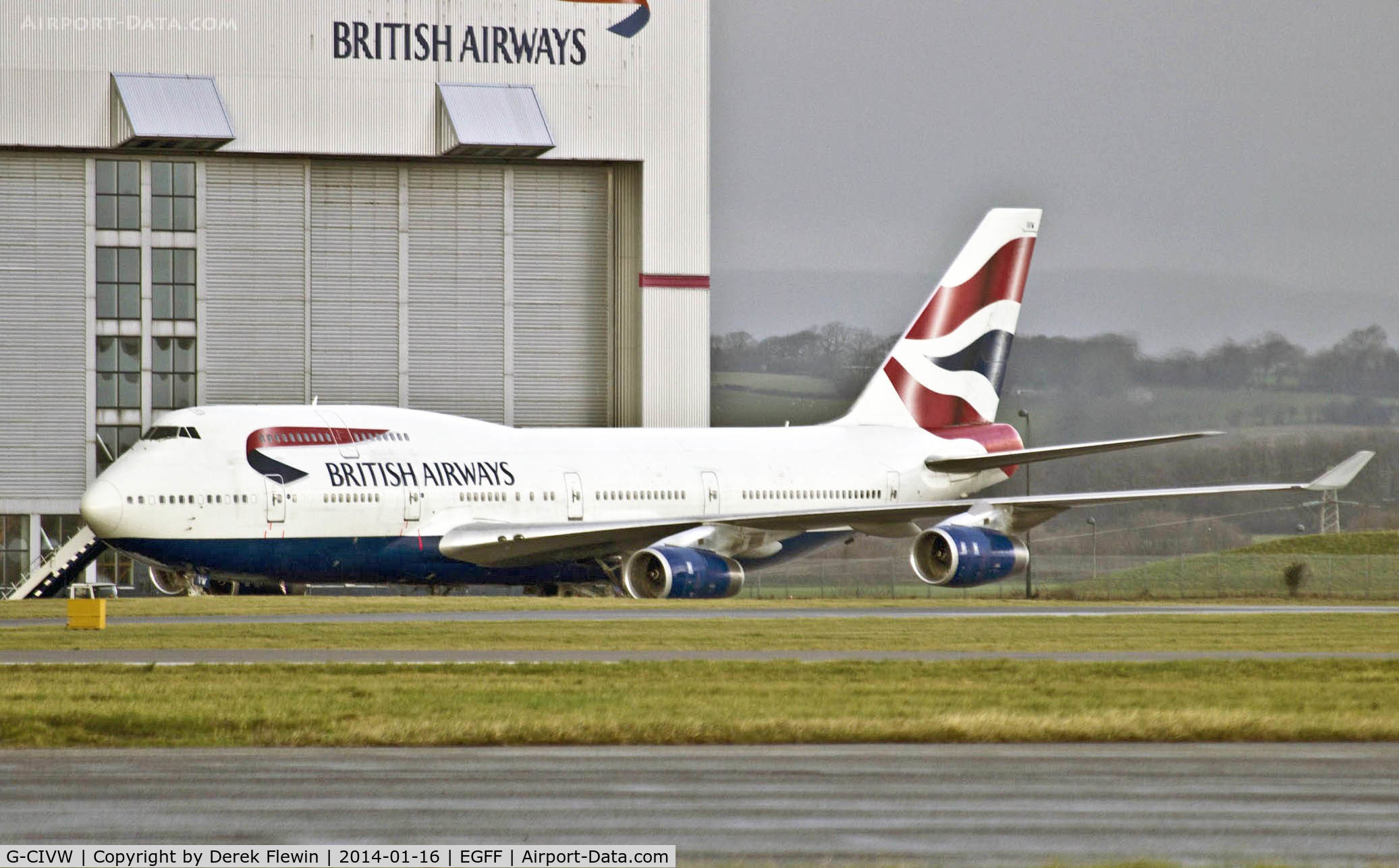 G-CIVW, 1998 Boeing 747-436 C/N 25822, 747-436 seen at BAMC, departed at 1700 to Heathrow callsign Speedbird 9172.